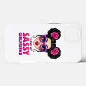 Ik hou van mijn sassy Vriendin telefoon case ontwe (Achterkant (horizontaal))