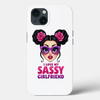Ik hou van mijn sassy Vriendin telefoon case ontwe