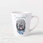 Ik hou van mijn Schapendo Coffee Mok Canvas tas P (Rechts)