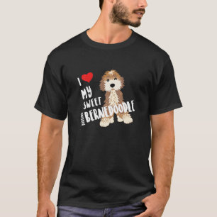 Ik hou van mijn schat Darling Bernedole Dog Funny  T-shirt