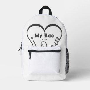 Ik hou van mijn schat • Jij = ♥ Bedrukte Rugzak