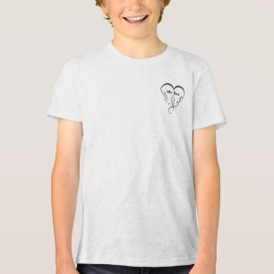 Ik hou van mijn schat • Jij = ♥ Tri-Blend Shirt
