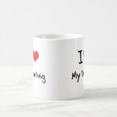 Ik hou van mijn schat koffiemok (Center)