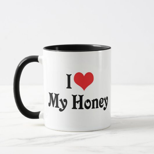 Ik hou van mijn schat mok (Links)