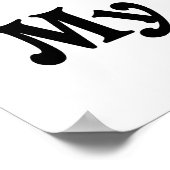 Ik hou van mijn schat poster (Hoek)