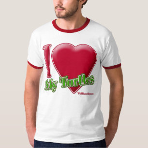 Ik hou van mijn schildpadden t-shirt