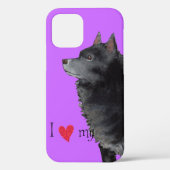 Ik hou van mijn Schipperke Case-Mate iPhone Case (Achterkant)