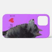 Ik hou van mijn Schipperke Case-Mate iPhone Case (Achterkant (horizontaal))