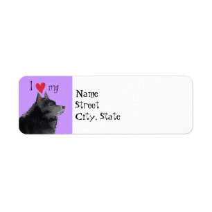 Ik hou van mijn Schipperke Etiket