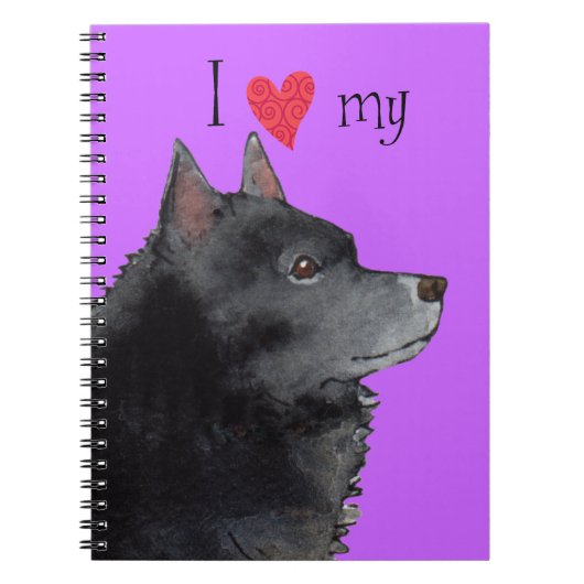 Ik hou van mijn Schipperke Notitieboek (Voorkant)