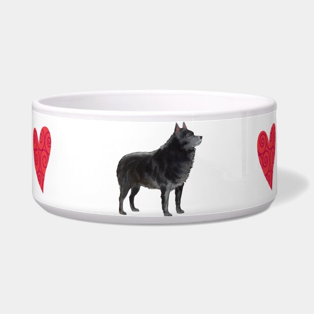 Ik hou van mijn Schipperke Voerbakje (Rechts)