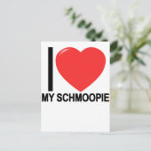 Ik hou van mijn Schmoopie T.png Briefkaart (Staand voorkant)