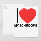 Ik hou van mijn Schmoopie T.png Briefkaart (Voorkant / Achterkant)