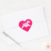 Ik hou van mijn Schnauzer -Sticker Hart Sticker (Envelop)