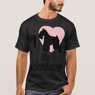Ik hou van mijn Schnauzer T-shirt