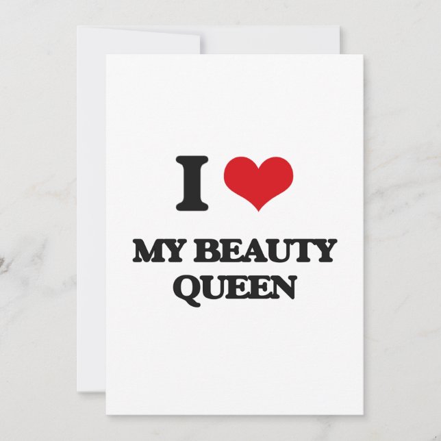 Ik hou van mijn schoonheidskoningin (Voorkant)