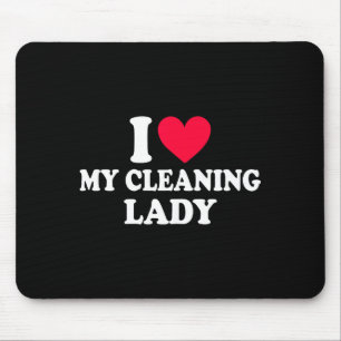 Ik hou van mijn schoonmaakster - Couple Cleaner Va Muismat