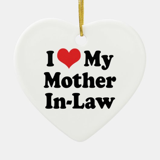 Ik hou van mijn schoonmoeder Ornament (Voorkant)