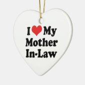 Ik hou van mijn schoonmoeder Ornament (Links)