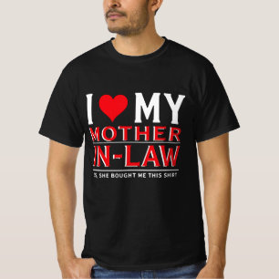 Ik hou van mijn schoonmoeder t-shirt