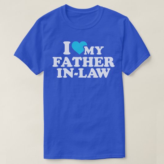 Ik hou van mijn schoonvader t-shirt (Design voorkant)