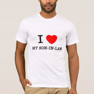 Ik hou van mijn schoonzoon t-shirt