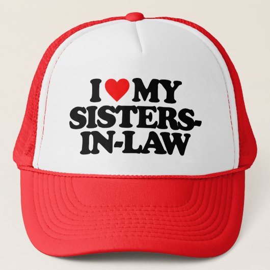IK HOU VAN MIJN SCHOONZUSSEN TRUCKER PET (Voorkant)