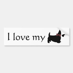 Ik hou van mijn Schotse Bumpersticker