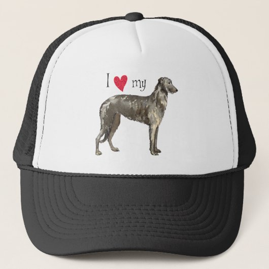 Ik hou van mijn Schotse hond Trucker Pet (Voorkant)