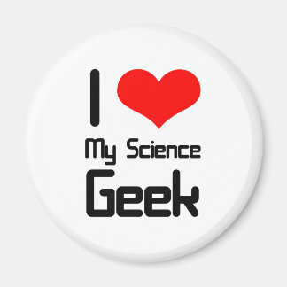 Ik hou van mijn science geek magneet