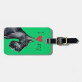 Ik hou van mijn Scottie Bagagelabel (Voorkant horizontaal)