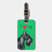 Ik hou van mijn Scottie Bagagelabel (Voorkant verticaal)