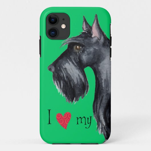 Ik hou van mijn Scottie Case-Mate iPhone Case (Achterkant)