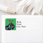 Ik hou van mijn Scottie Etiket (Insitu)