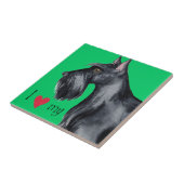 Ik hou van mijn Scottie Tegeltje (Zijkant)