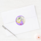 Ik hou van mijn Sealyham Terrier Ronde Sticker (Envelop)