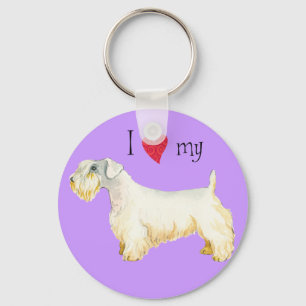 Ik hou van mijn Sealyham Terrier Sleutelhanger