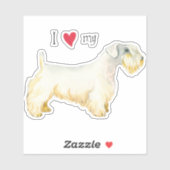 Ik hou van mijn Sealyham Terrier Vinyl Sticker (Vel)