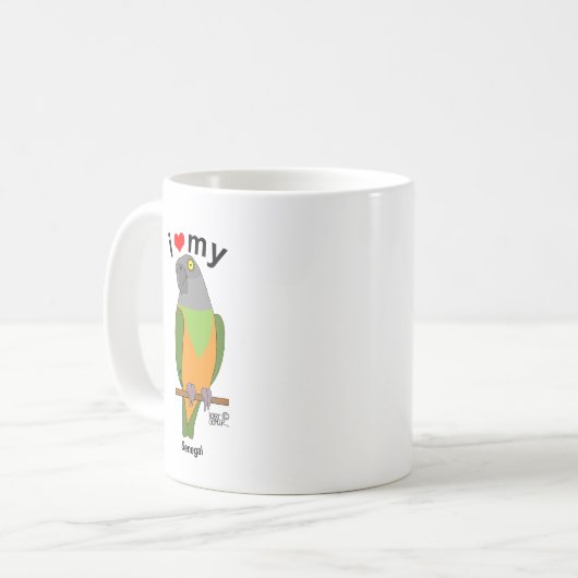 Ik hou van mijn Senegal Koffiemok (Voorkant links)