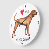 Ik hou van mijn sequbone Coonhound Grote Klok (Hoek)