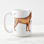 Ik hou van mijn sequbone Coonhound Koffiemok (Links)