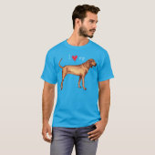 Ik hou van mijn sequbone Coonhound T-shirt (Voorkant volledig)