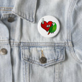 Ik hou van mijn Severe Macaw Button (In situ)