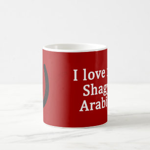 Ik hou van mijn Shagya Arabisch paard Koffiemok