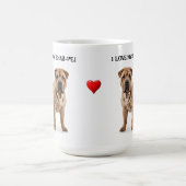 Ik hou van mijn Shar-Pei Koffiemok (Center)