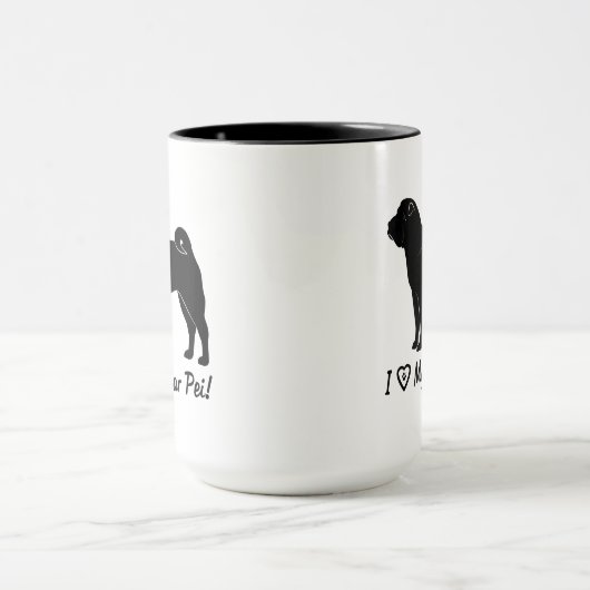 Ik hou van mijn Shar Pei Mok (Midden)