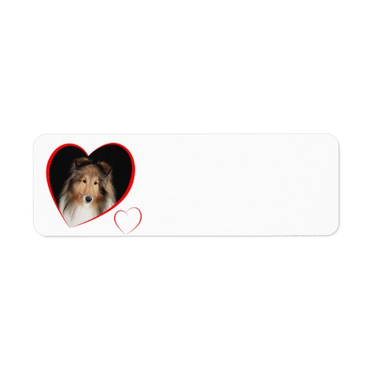 Ik hou van mijn Sheltie #1 Etiket (Voorkant)