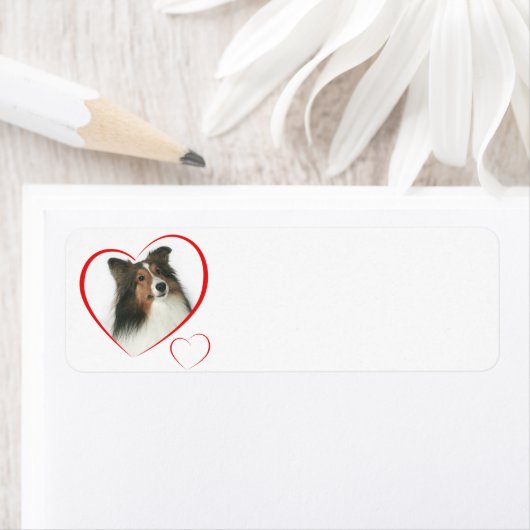 Ik hou van mijn Sheltie #2 Etiket (Insitu)