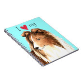 Ik hou van mijn Sheltie Notitieboek (Rechterzijde)
