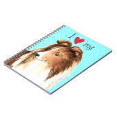 Ik hou van mijn Sheltie Notitieboek (Linkerzijde)